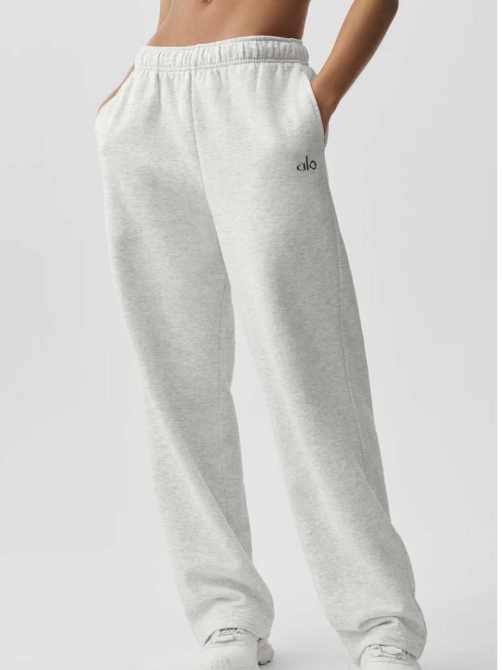 ALO Accolade very light heather gray Sweatpants - New without tag